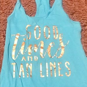 Good times and tan lines tank